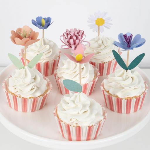 Kit de cupcakes de jardín de flores [2]