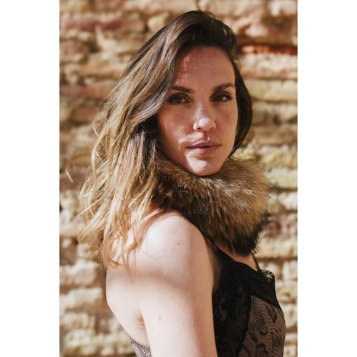 Vestido lencero snake mocca [1]