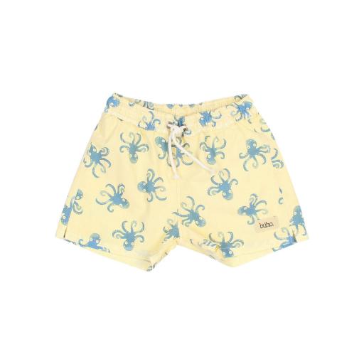 Bañador pulpos color sun