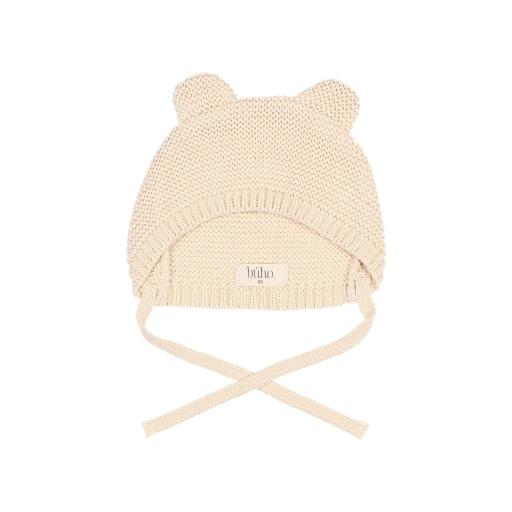 Gorro Teddy de tricot color beige [2]