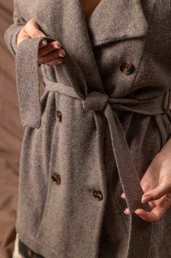 Midi cashmere trench taupe vigoré [3]