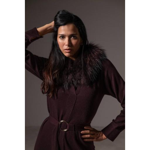 Vestido camisero cashmere grape [2]