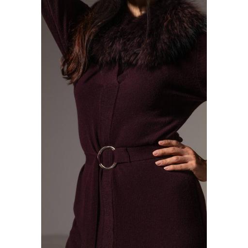 Vestido camisero cashmere grape [1]