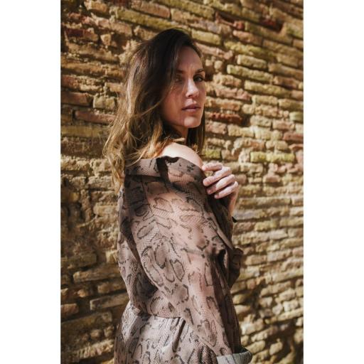 Camisa snake mocca [2]