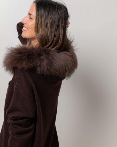 Jersey over bolsillo cashmere chocolate brown [1]