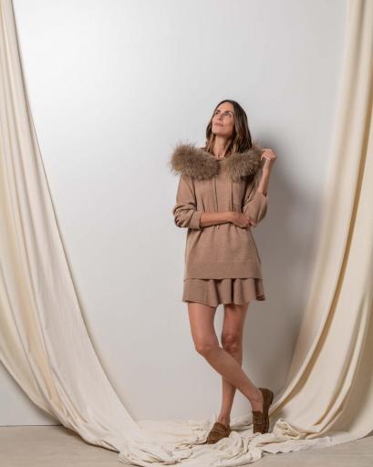 Jersey over bolsillo cashmere Rock Camel [3]