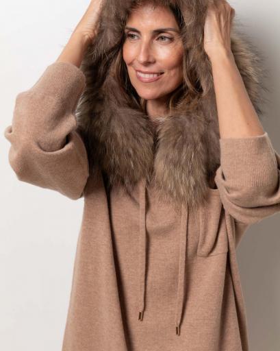 Jersey over bolsillo cashmere Rock Camel [1]