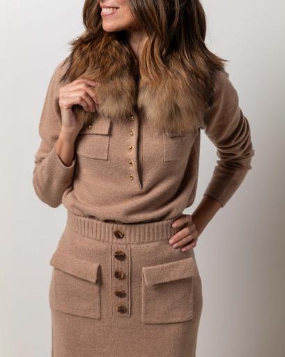 Polo jersey cashmere rock camel [1]