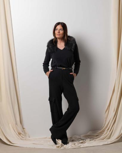 Pantalones negros cashmere SIN BOLSILLOS [0]