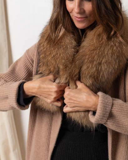 Maxi cuello piel natural [2]