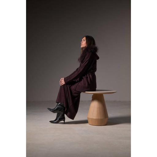 Midi cardigan cashmere grape [3]