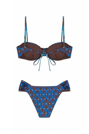 Bikini Balconette Vesper con braguita clásica fruncida [1]