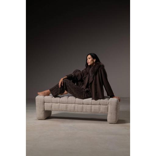Abrigo cropped cashmere new mocca [1]