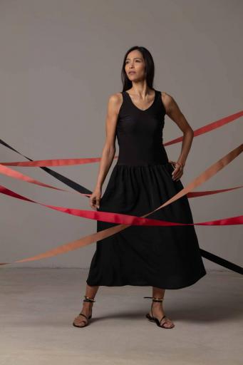 Vestido Sophie negro [0]