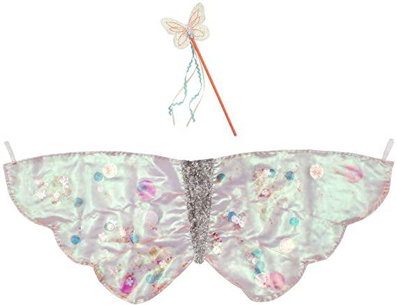 Disfraz alas de mariposa con lentejuelas 