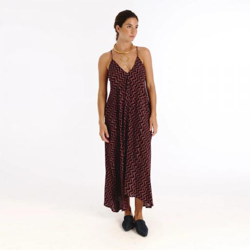 Vestido Alma marrón [0]