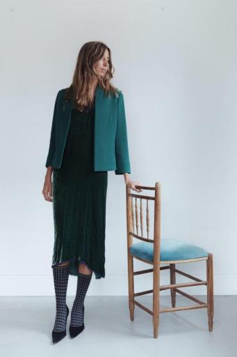 Calcetines rombo verde [3]