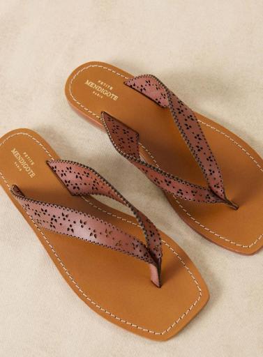 Sandalias Camille cognac