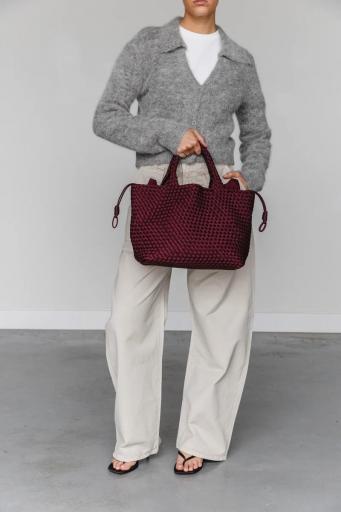 Bolso mediano burdeos chianti [5]