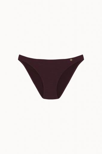 Braguita bikini cásica en piqué chocolate