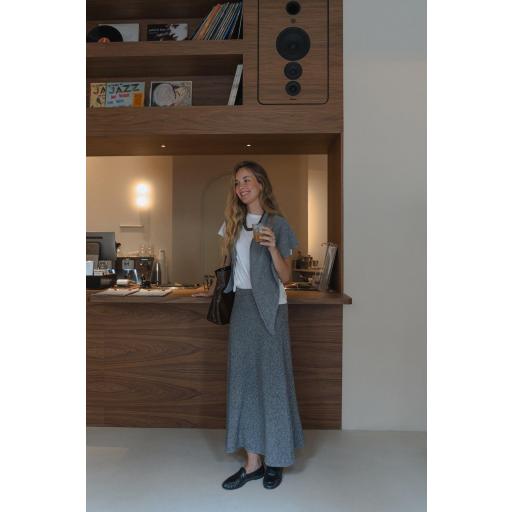 Falda midi evasé Rice [3]