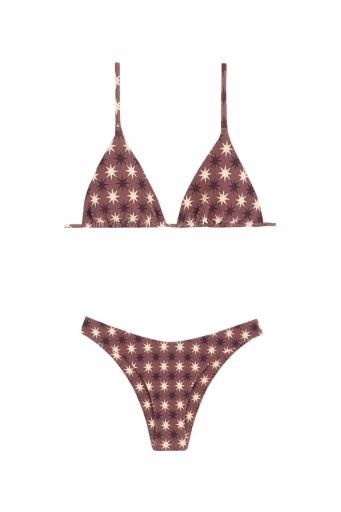 Bikini Triángulo Stella con braguita brasileña