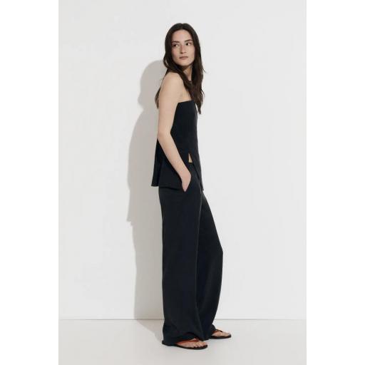 Pantalón lyocell fluido carbón Cannes [2]