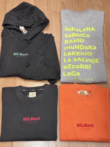 Sudadera naranja Bilbao