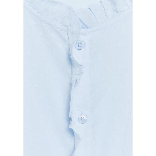 Camisa volantes azul Emiliana [6]