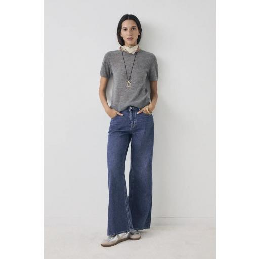 Jersey gris lana ajustado gris Jake  [0]