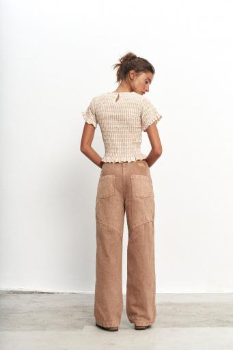 Pantalón Delfi camel [1]