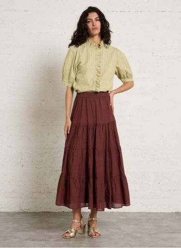 Falda marrón larga [1]