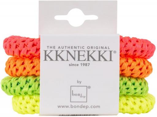 Pack de 4 gomas flúor: amariilo, verde, naranja y rosa