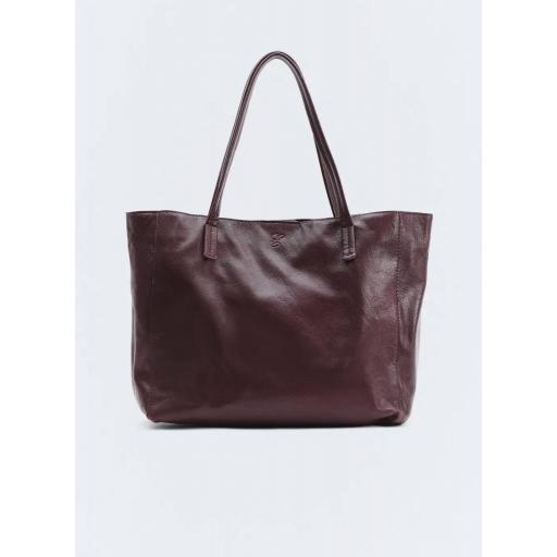Bolso shopper hombro burgundy [1]