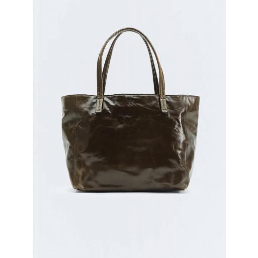 Bolso shopper hombro verde [0]