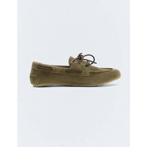 Zapato piel caqui Nautic [0]