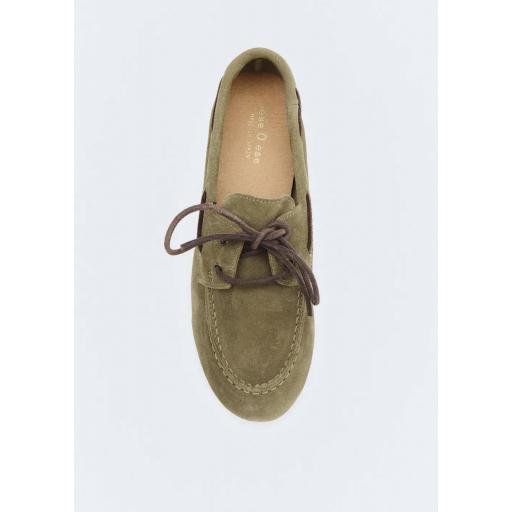 Zapato piel caqui Nautic [2]