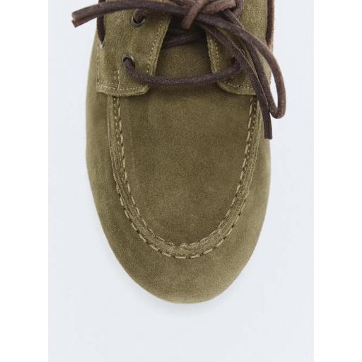 Zapato piel caqui Nautic [3]