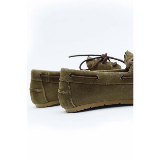 Zapato piel caqui Nautic [4]