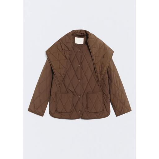 Chaqueta acolchada nylon reciclado marrón Lilibeth [0]