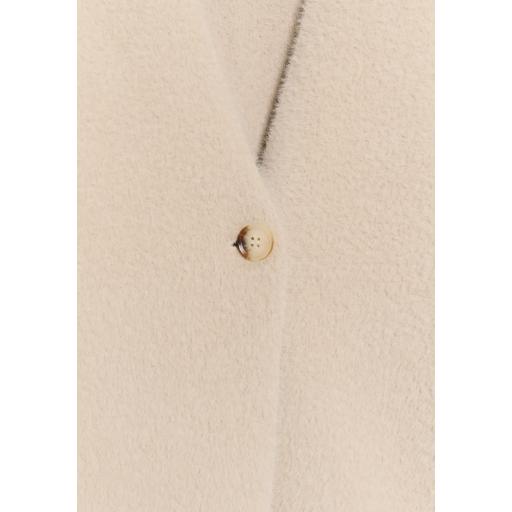 Chaqueta punto efecto pelo blazer beige Alpine [2]