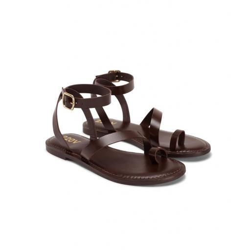 Sandalia Danella marrón