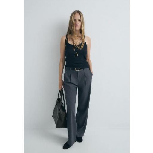 Pantalón sastrero lana gris Clarck [0]