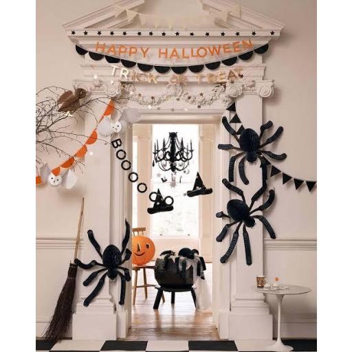 Decoración arañas de panal de abeja [2]