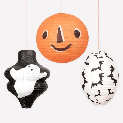 Lámparas farolillos de papel de Halloween [0]