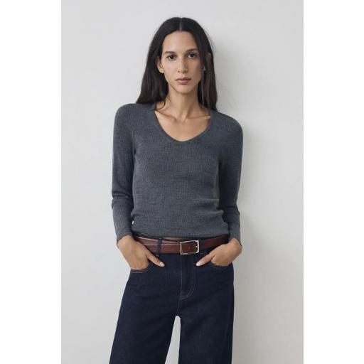 Jersey básico gris Ornella  [0]