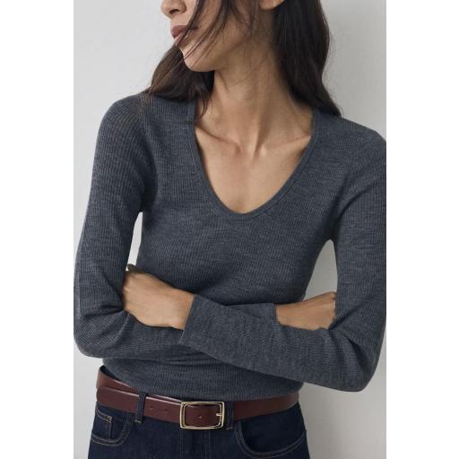 Jersey básico gris Ornella  [1]