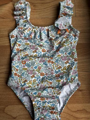 Bañador volantada azafrán [0]