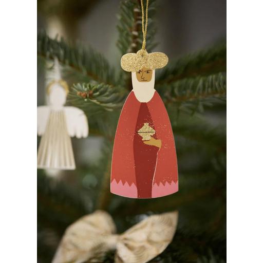 Adornos de papel Reyes Magos [1]