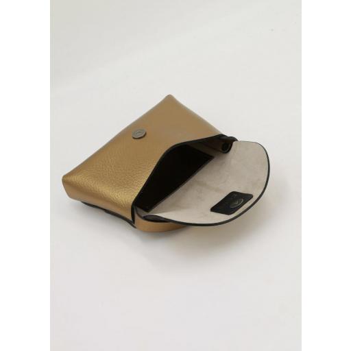 Bolso Ori Grabado Dorado ágata verde [2]
